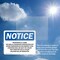 Signmission Trespassing Is A Crime This Area Is A Designated OSHA Notice Sign, Plastic, 14in W x 10in L, 2PK OS-2PACK-NS-P-1014-L-18733 - alternate 2